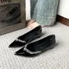 Zapatos Planos Elegantes de Estilo Nuevo para Primavera para Usar con Faldas, Zapatos Delicados Estilo Hada 2026, Zapatos Planos Versátiles sin Cordones para Mujer