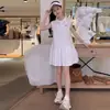 Vestido de Niña Verano 2026 Nuevo Estilo Impresionante Vestido de Princesa de Verano para Niños Grandes Estilo Academia Vestido Polo
