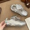 Zapatos de Entrenamiento Alemanes de Plataforma Ligeros Retro de Estilo Americano a la Moda para Combinar con Todo para Mujer 2025 Nuevo Primavera y Otoño Deportivos Casuales Tenis Forrest Gump