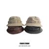Estilo Japonés Sencillo Primavera Nueva Llegada Lavado Sombrero de Pescador para Hombre Cubre Cara Cabeza Grande Casual Sombrero con Capacidad para Pesca al Aire Libre
