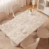 Toalha de Mesa Estilo Pastoral Lavável Impermeável à Prova de Óleo Resistente a Escaldões Tapete de Mesa Toque de Luxo Leve Mesa de Centro Mesa de Jantar Tapete Protetor