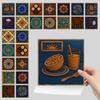 Meiji Varios Estilos de Pegatinas de Pared de Azulejo Floral para Cocina y Baño, Pegatinas de Azulejo Impermeables y Resistentes a las Manchas, Autoadhesivas, Venta al por Mayor Transfronteriza de Temu en Stock
