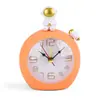 Reloj Despertador Pequeño de Dibujos Animados Astronauta Silencioso para Niños Reloj de Mesa de Moda Adorno Regalo para Niños Estudiantes Alarma de Despertar