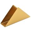 Suporte Vertical para Guardanapos de Papel Aço Inoxidável Assento Triangular para Guardanapos Mesa de Jantar Metal Montanha Assento para Guardanapos Restaurante Cafeteria Hotel
