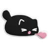 Ímã de Geladeira Animal de Desenho Animado Transfronteiriço Gato Preto Criativo PVC Borracha Macia Ímã Adesivo de Educação Infantil Adesivo Magnético DIY Atacado