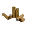 En Stock Tubo mini redondo de papel kraft 7G para bálsamo labial, tubo de lápiz labial, push up inferior, tubo redondo de papel, tarro