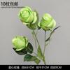 Decoración de Flores Artificiales Verdes Material de Flores de Hoja de Manzana Flor Exterior Planta Verde Hermoso Arreglo Chen Simulación de Hoja de Tortuga Arte Floral para Boda