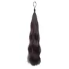 Coque de Cabelo Auto-Enrolável com Coque de Cabelo Falso Natural Fofo e Elástico de Cabelo