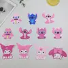 Nuevo Parche de Pegamento Suave de PVC de Kuromi DIY para Funda de Teléfono Móvil Pasador Taza de Agua Zapato Sombrero Joyería Pegatina para Refrigerador Flor de Zapato Accesorios
