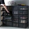 Caja de almacenamiento para zapatillas de baloncesto, transparente, para hombre y mujer.