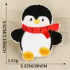 Parche Bordado Dokoo Fábrica de Origen Caricatura Original Lindo Pingüino Pequeño Decoración DIY para Botellas de Agua y Mochilas