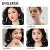 Pendientes de Aro Grandes Lisos Europeos y Americanos de Aguja de Plata S925 para Mujer, Pendientes de Gama Alta con Aspecto Adelgazante para Rostro Redondo, Pendientes de Moda y Versátiles