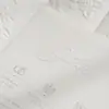 Convite de casamento flor de magnólia tridimensional em relevo branco puro, artesanato em relevo sem tinta, conjunto de convites de casamento simples e elegante