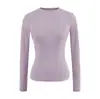 Camiseta alternativa a Skims Kardashian de corte ajustado, cuello redondo, manga larga para mujer, elástica, ceñida, adelgazante, ropa interior, top acanalado de chica hot