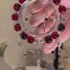 Pulsera de Mariposa Amor Flor Otoño Nueva Pulsera de Cristal de Mariposa para Mujer, Diseño de Nicho, Estilo Ins, Joyería de Pulsera para Estudiante de Alta Gama