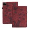 Adequado para iPad Pro 13 polegadas 2024 capa de couro plana Air 11 fosco borboleta gato porta-cartão shell