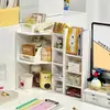 Estante de Almacenamiento de Escritorio Multicapa para Girar Esquinas de Escritorio Estación de Trabajo de Dormitorio de Estudiante Estante de Almacenamiento de Estantería Cosa Buena Artefacto de Escritorio