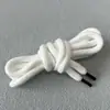 Fabricante en stock 5-6MM cuerda de algodón colorida gorro de suéter cuerda con núcleo deportes cintura algodón sólido cuerda redonda cabeza de metal