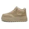 HL-530 Plus Veludo Cano Alto Sapatos Grandes de Algodão Femininos 2026 Inverno Novo Sapatos Esportivos de Solado Grosso Botas de Neve Quentes Antiderrapantes