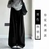 Pantalones de Pierna Ancha de Terciopelo de Algodón Europeo Suave Color Blanco Crudo Suave Talla Grande 150 kg para Mujer, Pantalones Casuales de Rincón Engrosados con Forro Polar para Otoño e Invierno
