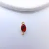 Colgante Chapado en Cobre Dorado de Alta Retención de Color Incrustado con Circonita Pendientes de Bricolaje Hechos a Mano Colgante para Pendientes Collar Pasador Accesorios de Joyería