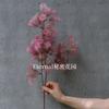 Fruta peluda escarcha rosa daika grasa suelta pequeña niebla flor de vainilla esponjoso cedro hierba acuática flor artificial plantas verdes utilería
