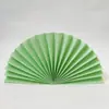 Abanico de papel chino flor abanico de papel plegable abanico de papel para boda china diseño de tablero KT abanico con forma de decoración pared de fondo de compromiso abanico semicircular