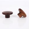 Mango de Madera de Hongo Nogal Negro Madera Maciza Mango Pequeño Gabinete Doméstico Puerta de Gabinete Infantil Mango de Madera Moderno Simple