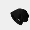 Nuevo Gorro Frío Estilo Coreano para Cabeza Grande, Turbante Pequeño de Moda para Adelgazar la Cara, Gorro Postparto, Gorro Holgado Versátil para Otoño e Invierno para Mujer