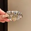 Pulsera de Cristal con Forma de Corazón y Goteo de Aceite de Libélula Incrustada de Diamantes Estilo Lujo Ligero Europeo y Americano, Pulsera Exquisita y Dulce, Joyería de Gama Alta de Nicho