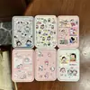 Porta-Cartão Magnético Desenho Animado Fofo Adequado para Apple Magsafe 17Promax Couro 16Pro Cartão de Acesso 15Pr