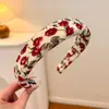 Diadema Coreana Retro de Corona Alta Accesorios para el Cabello Versátiles para el Verano Adelgazantes para la Cara Paquete de Cabello de Esponja de Gama Alta Estilo Melard