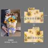 Temporada de Graduación para Exámenes de Admisión Universitaria, Cartulina con Forma de una Pieza para Resultados Exitosos en los Exámenes, Empaque de Girasol, Arte Floral, Papel de Regalo para Floristería