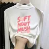 Roupa de baixo infantil dupla face com forro de fleece, estilo outono/inverno, gola alta, camiseta de manga longa escovada para meninas, roupa quente para bebês e crianças pequenas