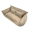 Sofá personalizado para animais de estimação para vendas transfronteiriças, uma cama de cachorro quente de inverno para cães de porte médio a grande, com design antiderrapante, adequado para gatos e cães dormirem