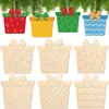 Decoraciones Navideñas Piezas Pequeñas de Madera Creativas Sin Terminar para Pintar Manualidades Navideñas de Madera para Pintar