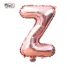 Globos de Papel de Aluminio de 16 Pulgadas, Números Dorados Rosados 0-9, Letras A-Z, Globos para Fiesta de Cumpleaños, Suministros, Decoración, Arreglo