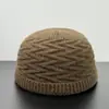 2026 Nuevo Sombrero de Otoño Invierno para Mujer Versátil Gorro para Circunferencia de Cabeza Grande Cálido Hace que la Cara Parezca Más Pequeña Cubre-Cabeza Sombrero de Lana Tejido Comercio Exterior