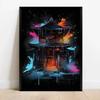 Comércio Exterior Aliexpress Amazon Salão de Jogos Pintura Decorativa Pendurada Moderna Tendência Quarto de E-Sports Cafeteria Núcleo de Pintura Sem Moldura