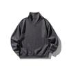 Novedad Primavera y Otoño 2025 Suéter de Punto con Cuello Alto para Hombre, Holgado y Versátil, Estilo Japonés, Color Sólido, Retro, Sudadera Pulóver para Parejas