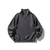 Ropa de Hombre Fengshe / Otoño 2026 Nuevo Suéter de Punto con Cuello Alto para Hombre Holgado Retro Japonés Sudadera Pulóver para Parejas