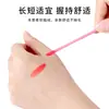 Pincel para Lábios Oco Flocado Atravessando Fronteiras com Design Chanfrado, Não Solta Fios, Sem Cheiro Pincel para Mousse de Cílios, Pincel para Batom e Gloss Labial