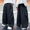Roupas Infantis Calças de Outono para Meninos 2025 Novas Calças Cargo de Outono para Meninos Mais Velhos Calças Longas Casuais Estilo Primavera e Outono