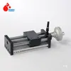 Módulo de Mesa de Travessa Cruzada com Movimento de Levantamento Ajuste de Deslocamento por Roda Manual Pequena Trilho Guia Linear de Parafuso de Esfera com Manivela Manual