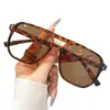 Nuevas Gafas de Sol de Moda Transfronterizas de Doble Puente para Hombres y Mujeres, Gama Alta, Lujo Ligero, Simples y Versátiles, Gafas de Sol Anti-UV para Fotografía Callejera