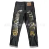 Jeans Lavados Retro Americanos Estilo Hip-Hop Callejero Estampados Pantalones de Pierna Recta 2026 Primavera y Otoño Nuevo Estilo Transfronterizo