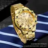 Fabricante popular de relojes para hombre Temu al por mayor reloj para hombre de gran venta TK mejor vendido falso de tres ojos casual banda de acero reloj de cuarzo
