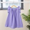 Suministro directo transfronterizo, vestido sin mangas para niñas, estilo extranjero, linda falda de princesa suelta, falda de bebé de verano coreana, venta al por mayor