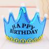 Gorro de corona brillante para fiesta de cumpleaños, para niños y adultos, banda para el cabello, accesorios de decoración, gorro de cumpleaños al por mayor