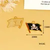 Brújula Oceánica Pirata de Estilo Mixto Transfronterizo Accesorios de Joyería DIY Esmalte Aleación Collar Pendiente de Arete Dijes